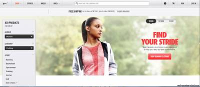 сайт Nike для женщин: бизнес-проект